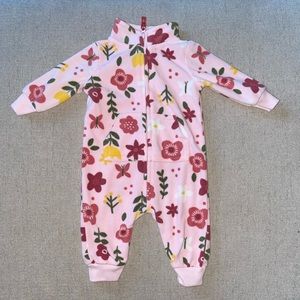 Carters Flower Fleece Onesie